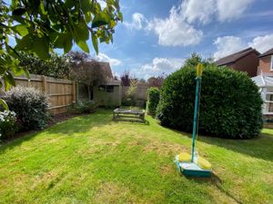 rear garden swing ball- click for photo gallery